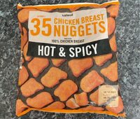 Hot and spicy chicken breast nuggets