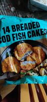 14 breaded cod fish cakes