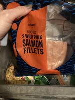 Wild pink salmon fillets
