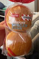 4 brioche burger buns