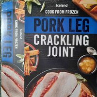 Iceland COOK FROM FROZEN PORK LEG CRACKLING JOINT