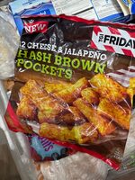 Cheese & Jalapeño Hash Brown Pockets