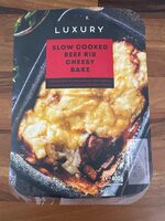 Slow Cooked Beef Rib Cheesy Bake