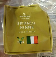 Spinach penne