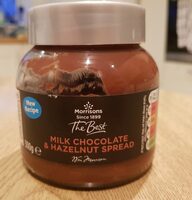 Morrison milk chocolate & hazelnut spread
