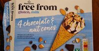 Free From chocolate and nut cones