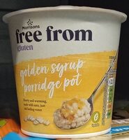 Morrisons free from gluten golden syrup porridge p