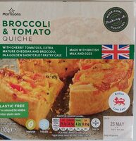 Broccoli and tomato Quiche