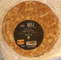 Spanish style potato and onion tortilla