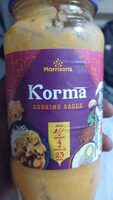 Korma cooking sauce