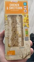 Chicken & sweetcorn sandwich