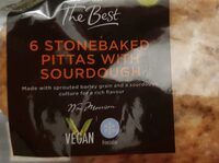Stonebaked pittas with sourdough