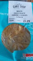 5 White Chocolate Chip Cookies