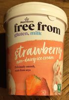 Morrisons Freefrom Strawberry Ice-cream