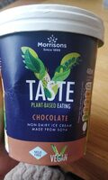 Taste plant -based eating ice cream