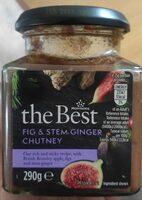 Fig and stem ginger chutney