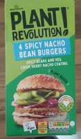 4 Spicy Nacho Bean Burgers