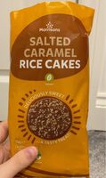 Salted caramel rice cakes