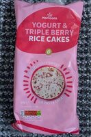 Yogurt & triple berry rife cakes