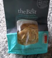 Belgian white chocolate cookies