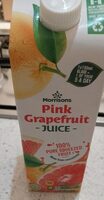 Pink grapefruit juice