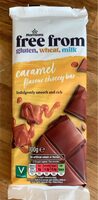 Caramel flavour choccy bar