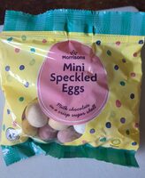 Mini speckled eggs