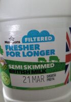 Semi Skimmed Milk