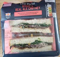Steak And Real Ale Chutney Sandwich