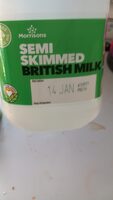 Morrisons semi skimmed Milk