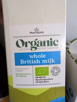 Organic Whole British Milk