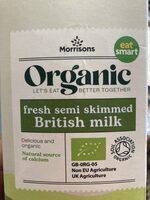 Organic Semi Skimmed Milk