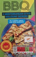 Halloumi Skewers, Lemon& Garlic