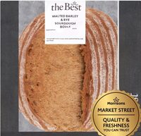Malted barley and rye boule