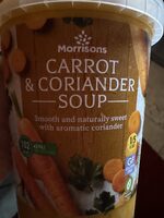 Carrot and coriander soup