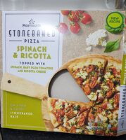 Stone baked Spinach and Ricotta Pizza