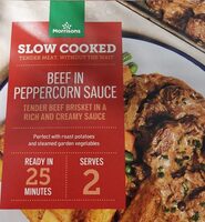 Slow Cooked Beef In Peppercorn Sauce