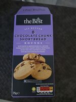 All butter shortbread with chocolate chunks