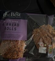 4 Bread Rolls Multi Seed