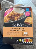 Honey & halloumi rolls