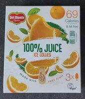 Juice Orange Ice Lollies