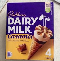 Cadbury dairy milk caramel ice cream