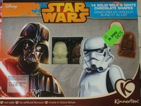 Disney Star Wars Miniatures en chocolat blanc et au lait