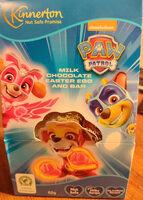 Milk chocolate Easter egg and bar