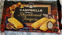 Shortbread fingers