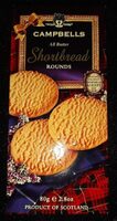 Shortbread rounds