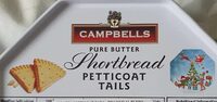 Pure butter shortbread petticoat tails