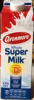 Whole super milk