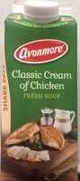 Classic cream of chicken fresh soup