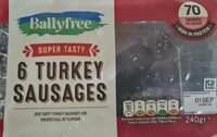 6 Turkey Sausages